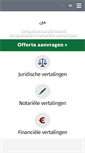 Mobile Screenshot of notarieelvertaalwerk.nl